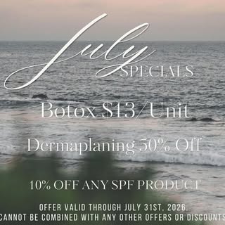 July specials are here!!☀️⛱️

Call or text at 757-430-7690 

✨✨✨

#cosmetic #vabeach #virginiabeach 