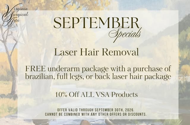 September Specials are here! 🍎🍂

Call or text at 757-430-7690 

✨✨✨

#cosmetic #vabeach #virginiab