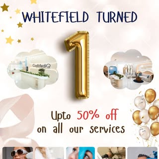 🎉 It’s Our Anniversary! 🎉

What a ride it’s been! The past year at CosMediQ Whitefield has been a 