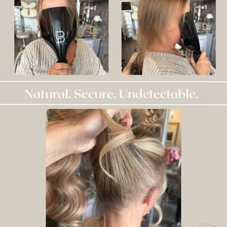 No damage to the natural hair - what!?

#guelphhairextensions
#medicalhairlossguelph 
#hairlosssolut