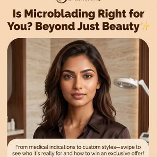 CONTEST ALERT 📢 

Read this Carousel carefully on Microblading and in a few weeks we'll drop a Quiz