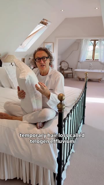Dirty pillow cases can harbour bacteria causing infection and inflammation leading to a hair loss co
