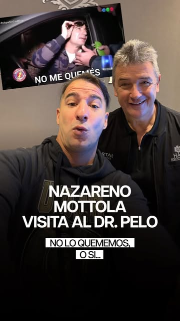 @nazarenomottola pasó por @hair_recovery a visitarme para saber qué necesita su pelo! Pero nos pidió