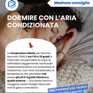 D'estate l'aria condizionata al massimo sembra la soluzione migliore per dormire. In realtà è spesso