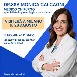 Venerdi 28 Agosto avremo il piacere di ospitare la dottoressa Monica Calcagni, medico chirurgo speci