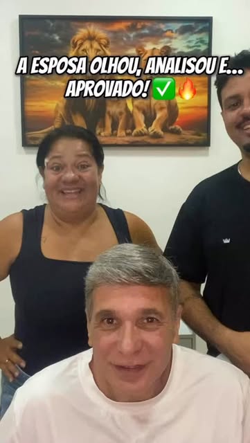 Quando até a esposa aprova o resultado… 😂👏

Ele veio em busca de uma mudança e ela acompanhou o pr