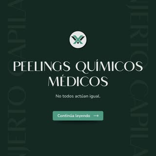 🧪 Un peeling químico médico no es una exfoliación cosmética con otro nombre.

La diferencia está en