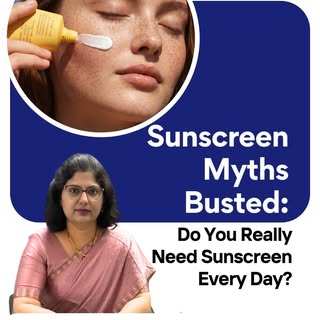 Is sunscreen necessary only during summer or on sunny days? UV rays can affect your skin even on clo