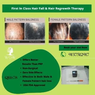 Embrace the confidence that comes with a head full of healthy hair and not with using scalp spray. G