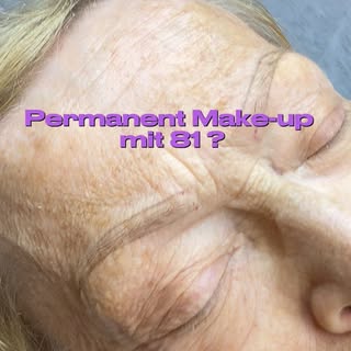 81 Jahre 👉🏼und warum auch nicht? 💜

Heute durfte ich meine bisher älteste Permanent Make-up Kundi