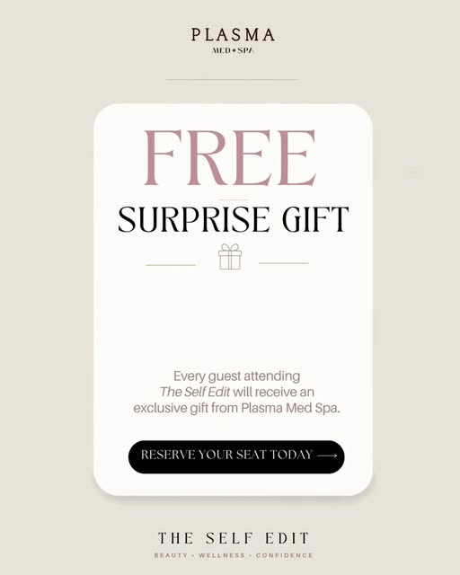 Hey Weston! there's a surprise waiting for you. 🤍 Come and get it at the Self Edit event.

📅 Thurs