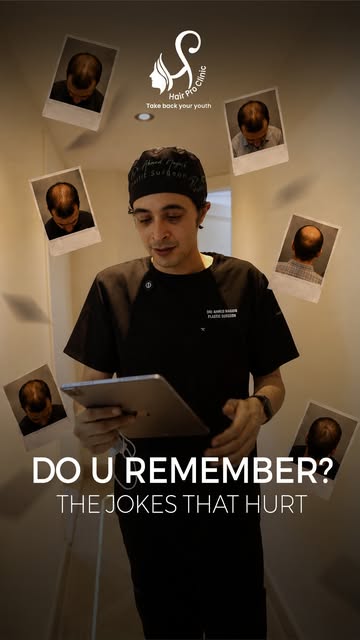 نكت الصلع كانت بتضحكه قدام الناس… بس من جواه نفسيته بتتأثر.

Do U Remember?
We stopped the doctor an