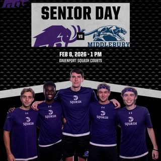 Robert’s last home squash match. Wishing all the seniors and entire team success in for the rest of 