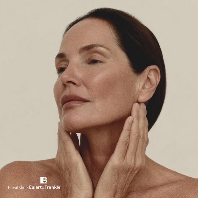 Straffer Hals = Verschwundene Jahre. 😌✨

Mit der Zeit verändert sich die Haut am Hals besonders sic