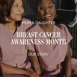 As breast cancer awareness month comes to a close, we share our story as mother and daughter physici