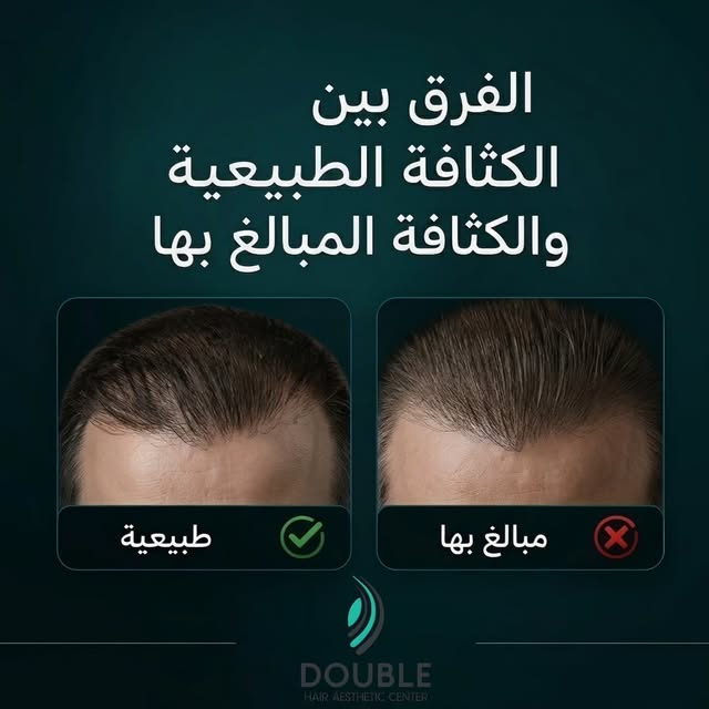 السر في نجاح زراعة الشعر ليس زرع أكبر عدد ممكن من البصيلات، بل التوزيع الهندسي الطبيعي! 🌿✨

الفرق ب
