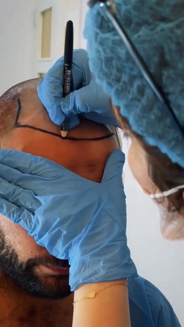 نحن فخورون🥰 بان نشارككم قصة نجاح احدى عمليات زراعة الشعر التي قمنا بها مؤخرا💐 
‎مركز دبل هير لزراع