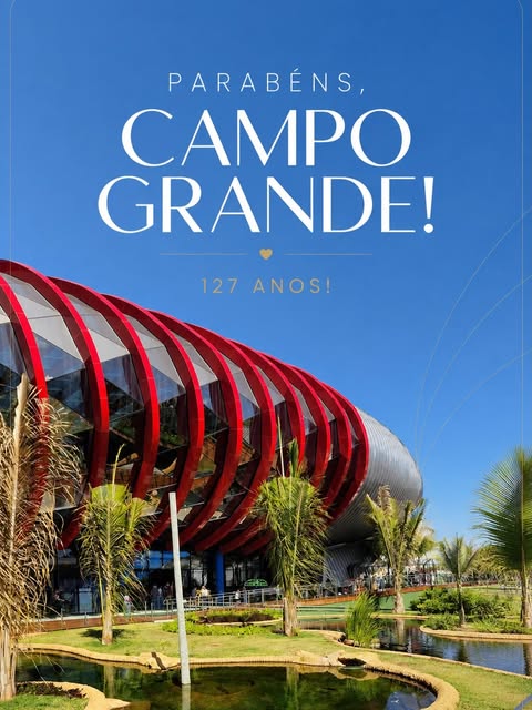 Campo Grande, 127 anos. 💙

Uma cidade que cresce, se transforma e carrega histórias de tantas pesso