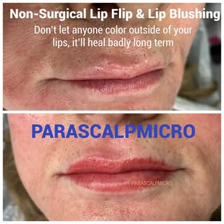 Recently, some Artists started to Color outside the Lips to make the lips bigger. That is a Big “NO”