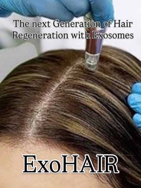 ✨ Hair Restoration with ExoHair Exosomes ✨

Experience the next generation of regenerative hair rest