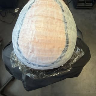 Making a custom head cast. This becomes the template for sizing a hair system. Seamless!