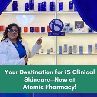 Your Destination for iS Clinical Skincare—Now at Atomic Pharmacy! ✨

Experience the power of science