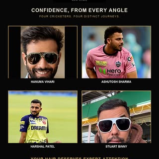 Four cricketers. Four unique journeys. One thing in common—confidence that shows. 🏏✨

At Monaris Ha