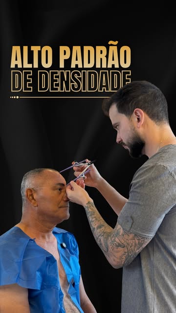 Existe um momento em que o paciente deixa de apenas conviver com a calvície e decide
fazer alguma co