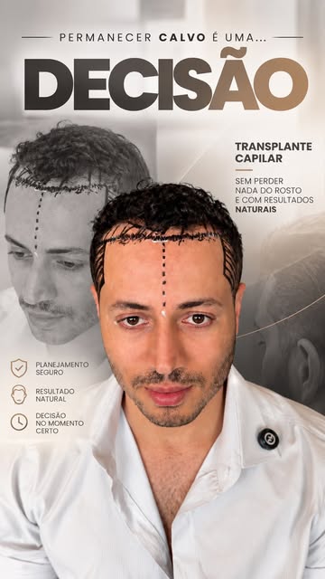 Tomar a decisão cedo também pode ser uma forma de cuidar do futuro. 

Nosso paciente, ainda jovem, d
