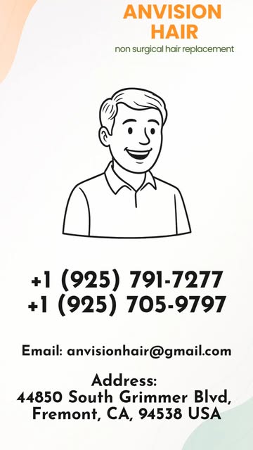 Hair loss doesn’t have to change the way you feel about your appearance.

At **Anvision Hair**, we p