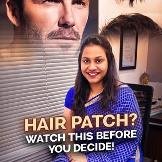 Thinking about a hair patch? 🤔 Watch this before you decide!

Hair patches offer instant results, b