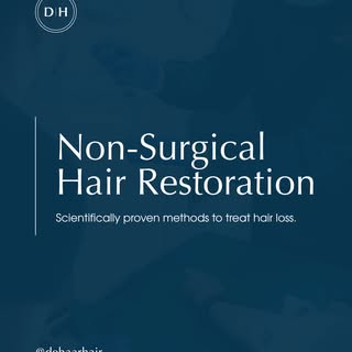 Hair loss is not a disease, it’s a symptom.

At De Haar Hair Restoration, we focus on identifying th