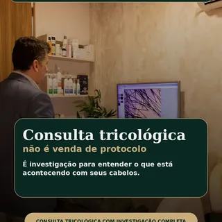 Queda de cabelo não se trata no “achismo”.

Aqui na HASTEDERME, a Consulta Tricológica vai além de a