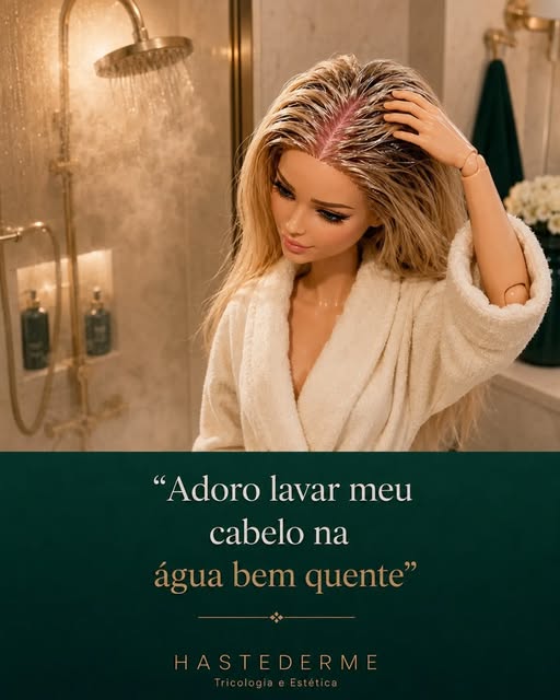 QUAL É A MELHOR TEMPERATURA PARA LAVAR OS CABELOS?

A resposta é simples: água morna.

Uma temperatu