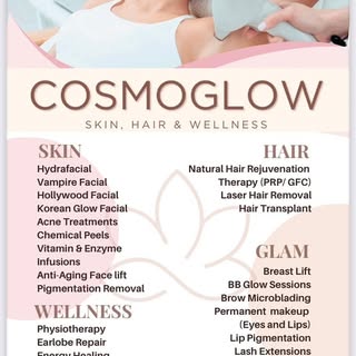 COSMOGLOW OFFERS 50%DISCOUNT ON ALL SERVICES. HURRY UP