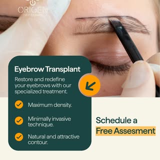 Eyebrow Transplant: How Does It Work? 📐✨
Our eyebrow transplant restores volume follicle by follicl