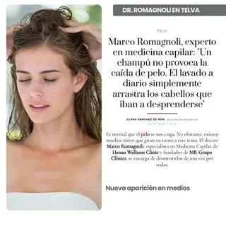 💥 📰  NUEVA APARICIÓN EN MEDIOS: TELVA

Hoy quiero compartir la última aparición de MR Grupo Clínic