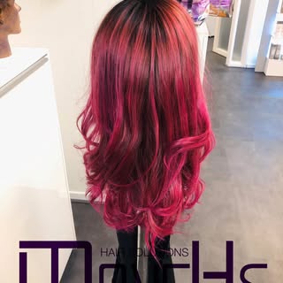 Red Colored european virgin hair. By MoveHs #europeanhair #wig #lacewigs #alopeciaalopeciaareata #al