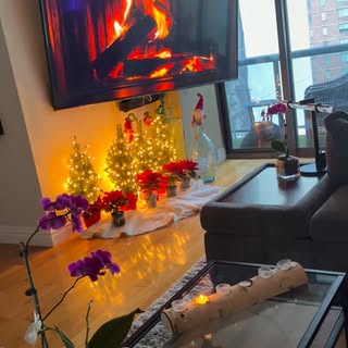 Yesterday I went to the flower district for one Christmas tree… somehow came home with a whole fores