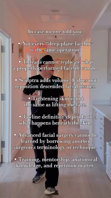 “Deep plane facelift” has become an increasingly common term, but not every procedure described that