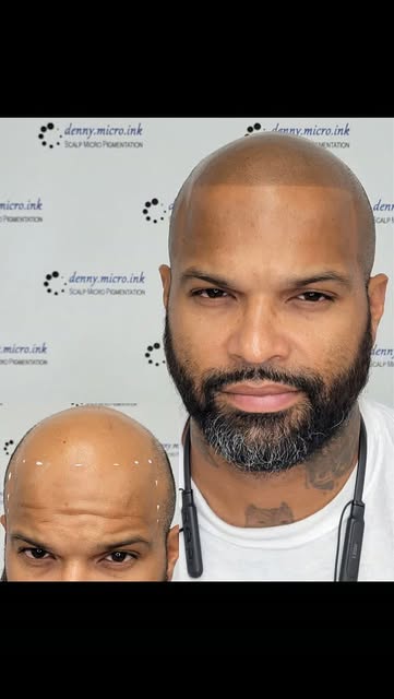 Ready for a new you? Scalp Micropigmentation for hair loss! DM to get your quote now!#scalpmicropigm