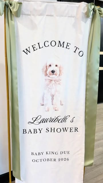 Threw the absolute CUTEST Goldendoodle themed baby shower for the most deserving and strong Mama to 