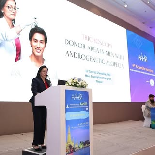 9th Asian Society of Hair Restoration Surgery held in Bangkok. Done with my talk. #hairtransplantinn
