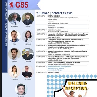 It is the highest honor to be placed amid the pioneers in Hair Transplant at ISHRS Speaker General S