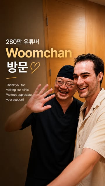280만 유튜버 Megan & Ben, WOOMCHAN 방문 

유튜브 Hitobito의 Megan & Ben과
특별한 만남을 가졌습니다.

한국에서의 모발이식과 의료 기술에 관심