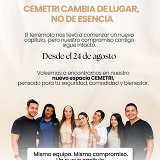 🤍 Estamos comenzando un nuevo capítulo, y queremos hacerlo junto a ustedes.

El terremoto nos llevó