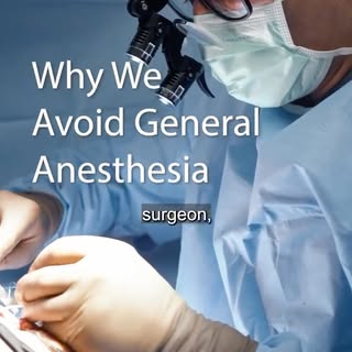 A lot of patients walk in more nervous about the anesthesia than the surgery itself. Dr. Hasen gets 