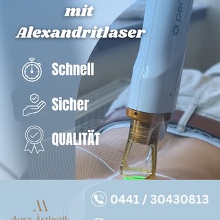 ✨ Dauerhafte Haarentfernung mit dem Alexandritlaser ✨
Schnell. Sicher. Qualität, die überzeugt.
Glat