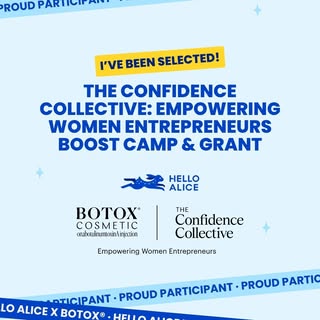 Thank you so much for selecting me, @botoxcosmetic Confidence Collective, and partnering with @hello