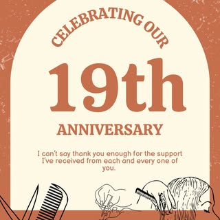 WOW 19 years in business, 7 years today in Waterbury location.  Amazing clients and staff are what k